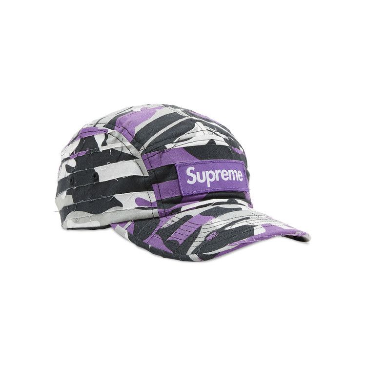 Supreme Layered Camo Camp Cap 'Purple'