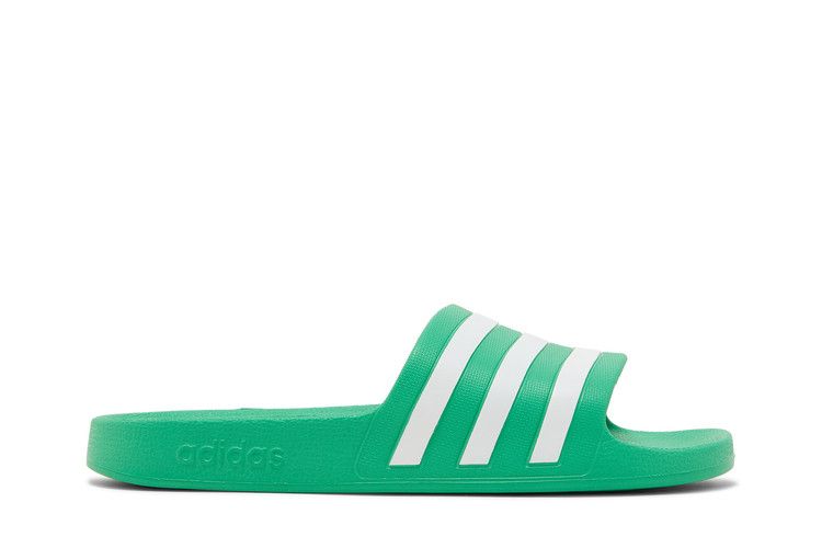 Adilette Aqua Slides 'Vivid Green'