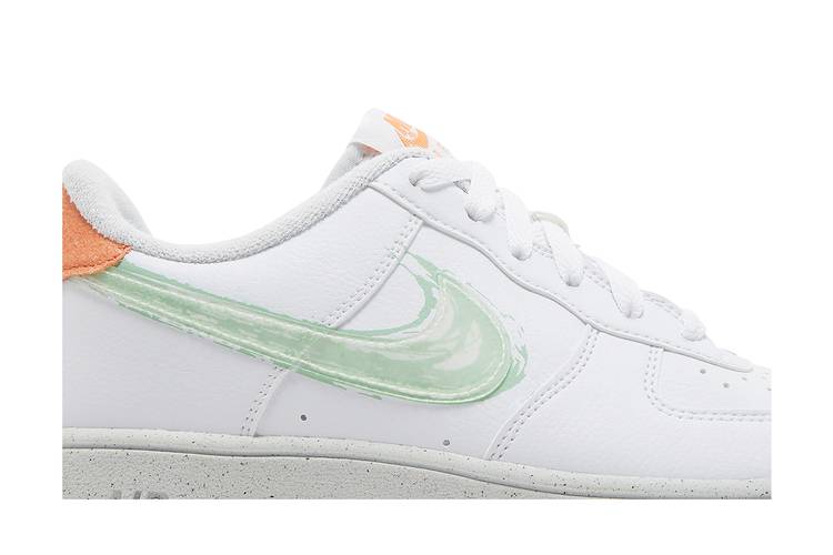 Nike Air Force 1 Crater White Orange Trance 7Y