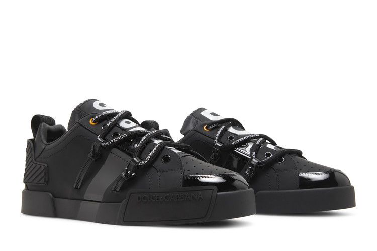 DOLCE & GABBANA フロラルフリントフリンシエッシスカフ Buy Dolce & Gabbana Portofino Low 'Black' - CS1783 AJ986