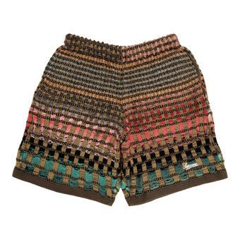 Buy Supreme Gradient Grid Knit Short 'Brown' - SS23SH28 BROWN | GOAT