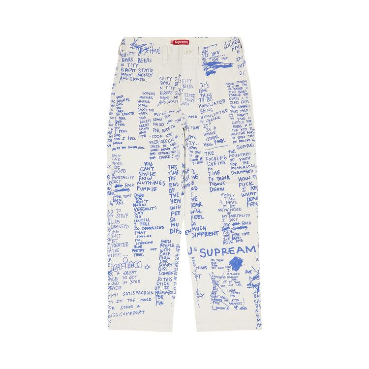 Buy Supreme Gonz Poems Chino Pant 'Stone' - SS23P81 STONE | GOAT