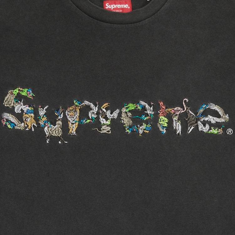 Buy Supreme Animal Kingdom Short-Sleeve Top 'Black