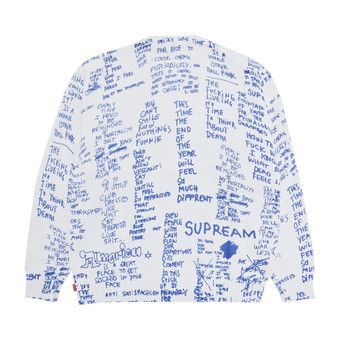 トップス Supreme Gonz Poems Sweater S Supreme Gonz Poems Sweater (SS23) - $168