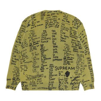 Supreme Gonz Poems Sweater (SS23) - $168