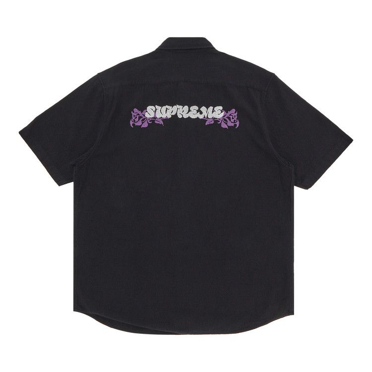 Buy Supreme Needlepoint Short-Sleeve Shirt 'Black' - SS23S30 BLACK