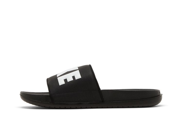 Nike Offcourt Slide Black White — foto 4