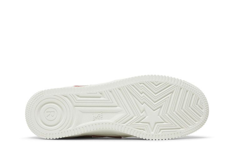 Bapesta #8 M1 White Red