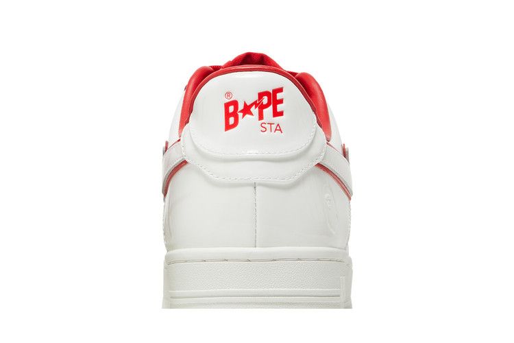 Bapesta #8 M1 White Red