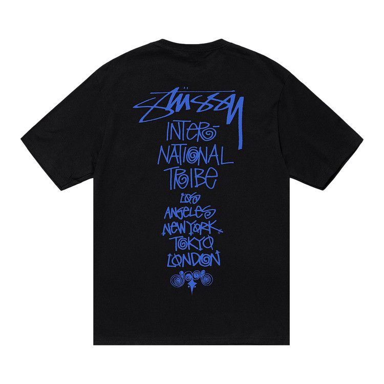 Buy Stussy Tribe Stack Tee 'Black' - 1904984 BLAC | GOAT