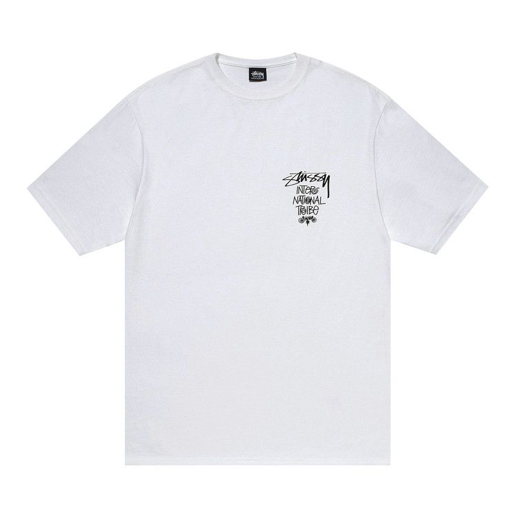 Buy Stussy Tribe Stack Tee 'White' - 1904984 WHIT | GOAT