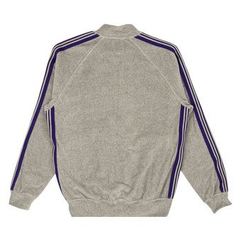 Buy Needles Velvet Zip Up Track Jacket 'Grey' - KP225 B GREY