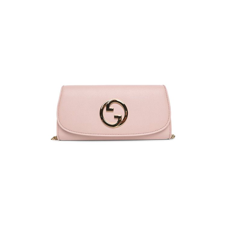 Buy Gucci Blondie Continental Chain Wallet 'Powder Pink' - 725215 