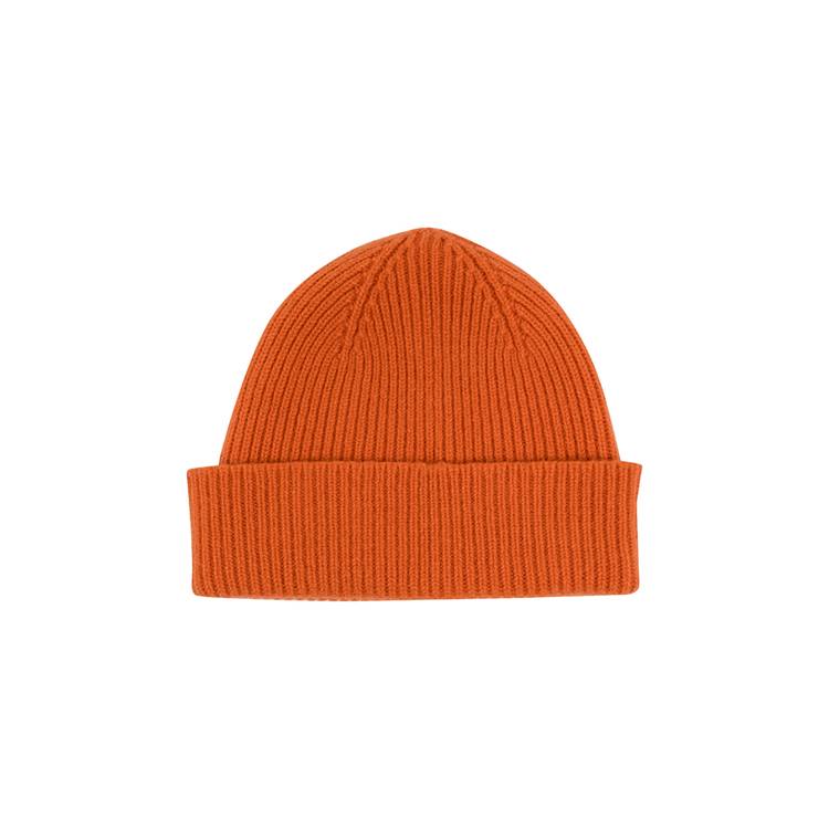 Buy Sporty & Rich Serif Logo Beanie 'Turmeric/White' - AC741TC