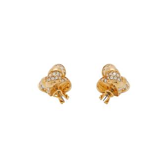 Buy Lanvin Rhinestone Melodie Earrings 'Gold/Crystal' - AW CJYA1M NAST P23  M1S2