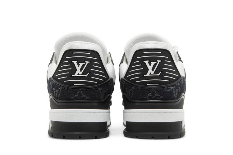 Giày LV Trainer Sneaker Denim Blue màu xanh trắng