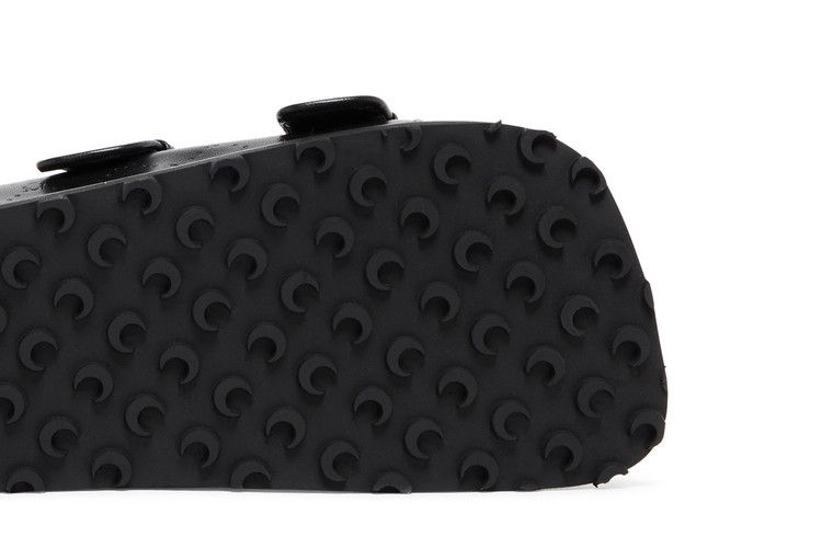 Marine Serre Wmns Leather Birk Sandal 'black'