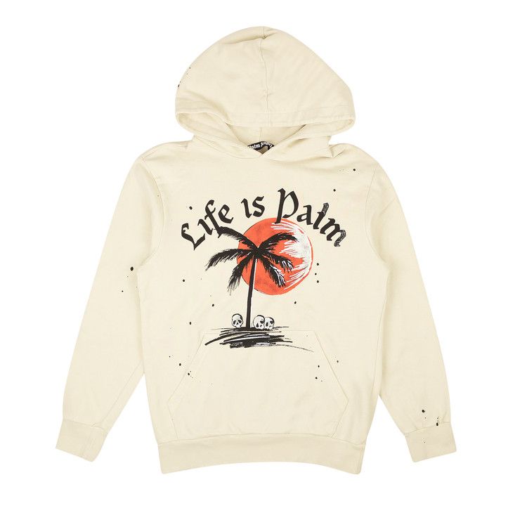 Palm Angels GD Sunset Palm Hoody Off White