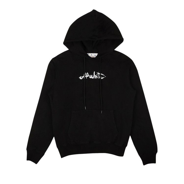 Off-White Paint Arrow Slim Hoodie 'black/White'