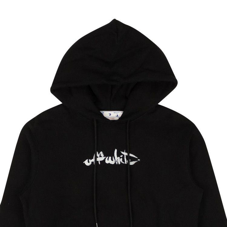 Off-White Paint Arrow Slim Hoodie 'black/White'