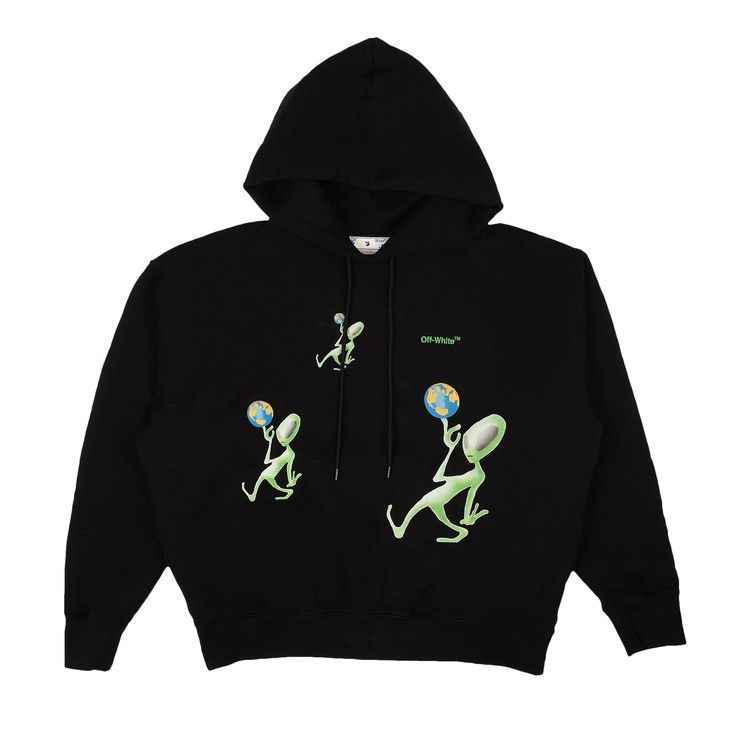 Off White Alien Arrow Skate Hoodie Black Culture Circle