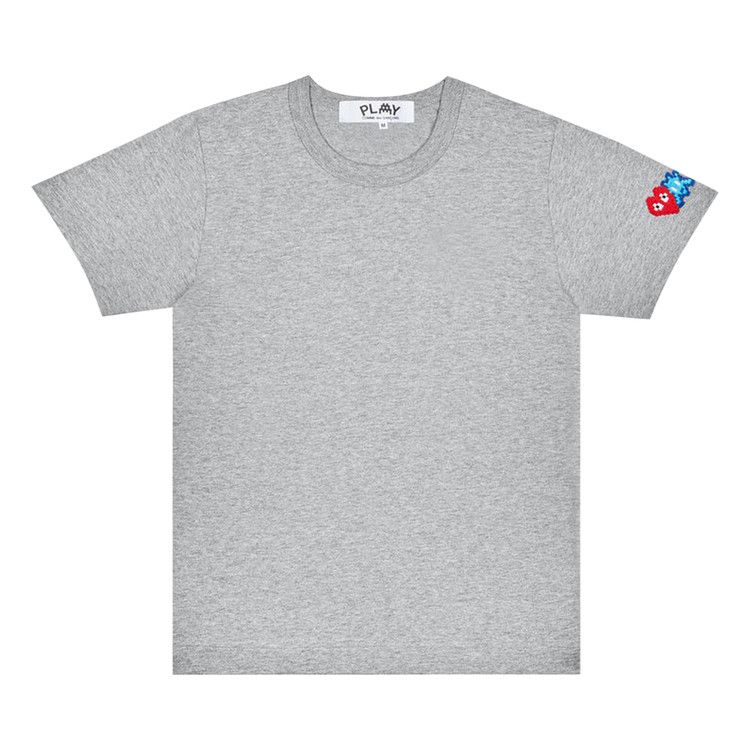 Comme des Garçons PLAY Double Heart T-Shirt 'Grey' — foto 2
