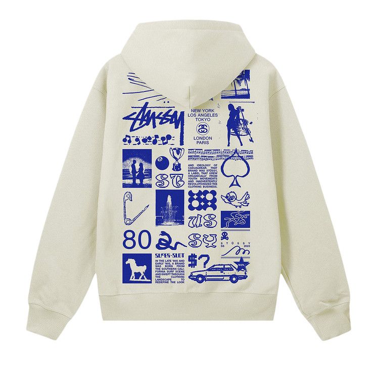 Stussy Sara Zip Hoodie Stone