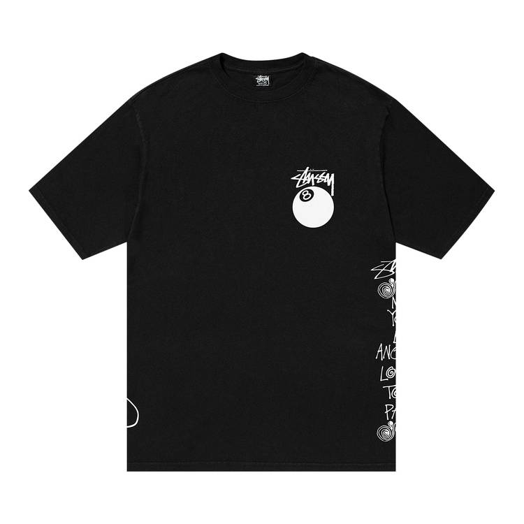 Buy Stussy Test Strike Pigment Dyed Tee 'Black' - 1904915 BLAC