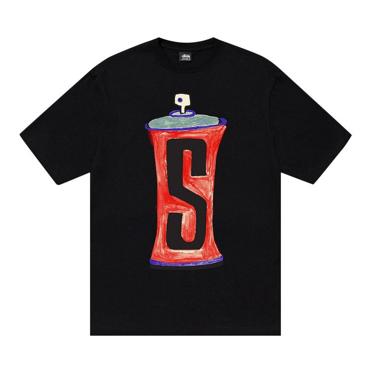 Buy Stussy Spraycan Tee 'Black' - 1904905 BLAC | GOAT