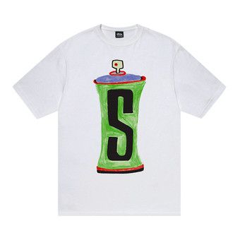 Buy Stussy Spraycan Tee 'White' - 1904905 WHIT | GOAT