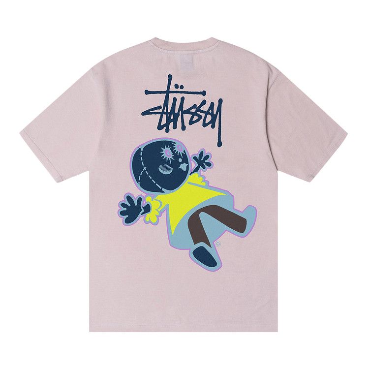 Stussy Dollie Pigment Dyed T-Shirt Blush