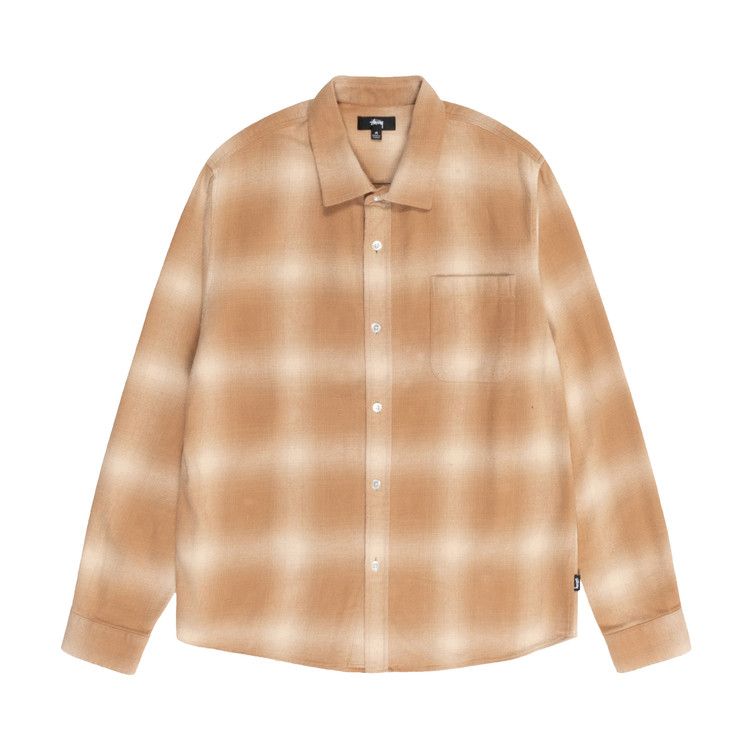 Stussy Bay Plaid Shirt Tan