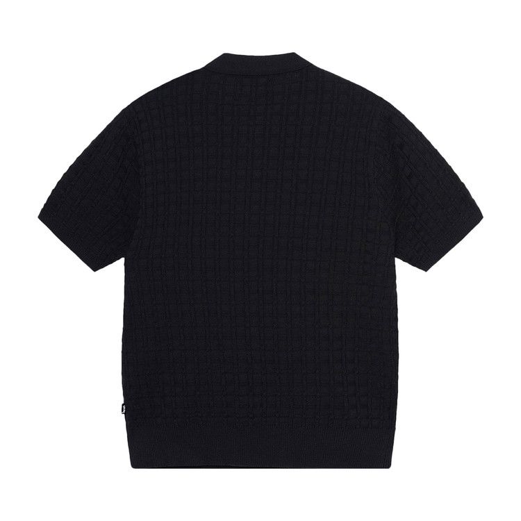 Buy Stussy Half Zip Polo Sweater 'Black' - 117182 BLAC | GOAT AU