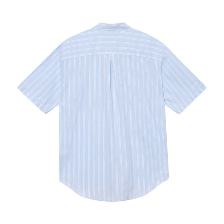 Buy Stussy Boxy Striped Short-Sleeve Shirt 'Light Blue Stripes