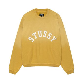 ★送料・関税込★STUSSY★SUN FADED OVERSIZED CREW★BLACK ☆人気☆【STUSSY】☆SUN FADED OVERSIZED CREW☆BLAC.K (STUSSY