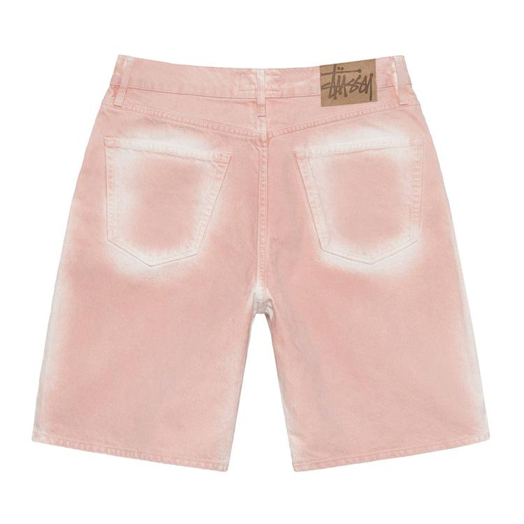 Stussy Spray Dye Big Ol' Shorts 'Faded Pink'