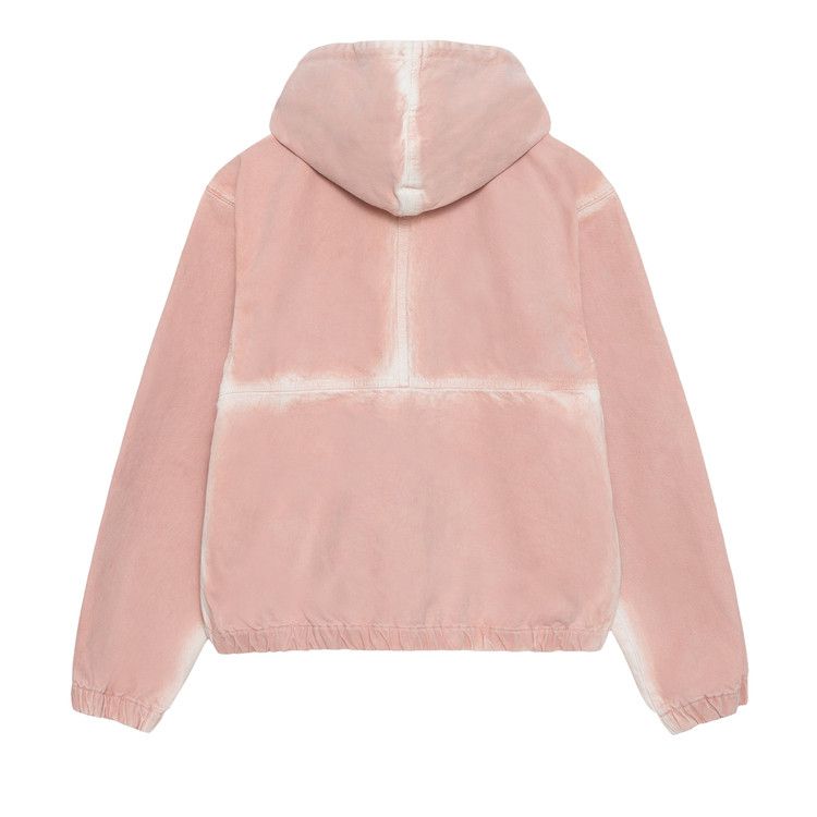 Buy Stussy Spray Dye Hooded Work Jacket 'Faded Pink' - 115705