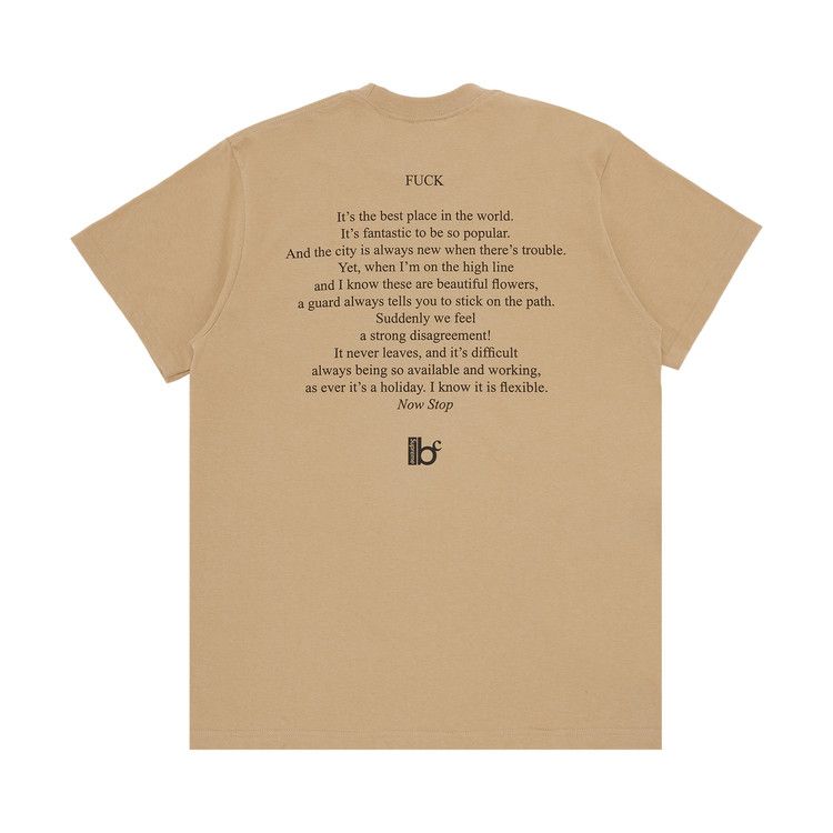 Buy Supreme x Bernadette Corporation Fuck Tee 'Khaki' - SS23T71