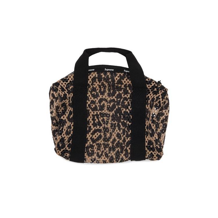 Supreme Mesh Mini Duffle Bag 'Leopard'