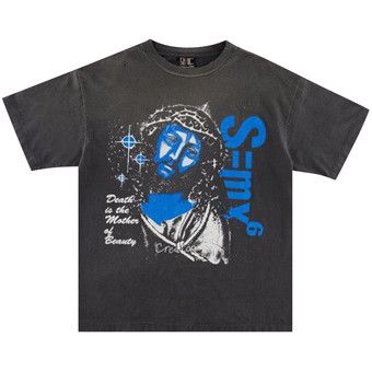 Buy SAINT Mxxxxxx Death Mother Tee 'Black' - SM S23 0000 011 | GOAT