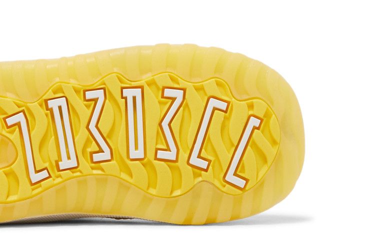 Air Jordan 11 RETRO Low Td 'yellow Snakeskin'