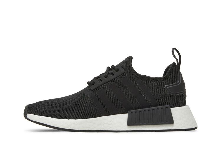 adidas NMD R1 Refined Core Black Cloud White (GS) - Thumbnail 4