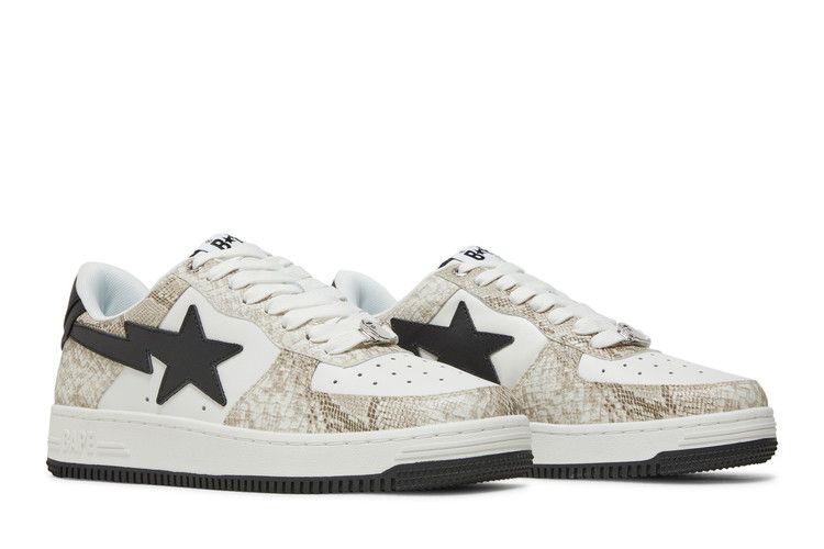 Buy Bapesta 'Beige Snakeskin' - 1I80191009 BEI | GOAT