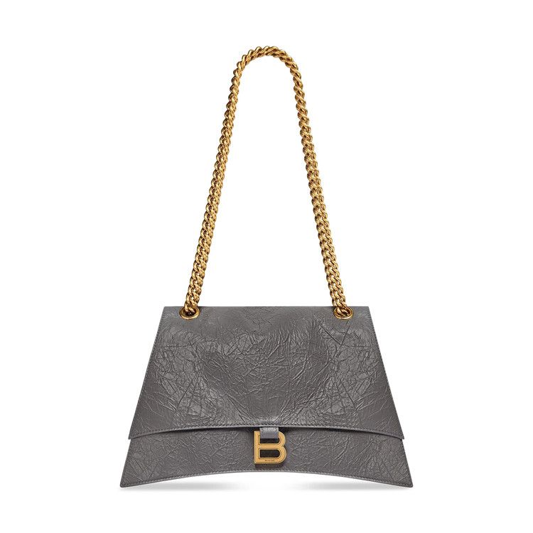 【23SS】BALENCIAGA Tote Crush チェーン S バッグ レザー Balenciaga Crush Leather Tote Small Bag Aqua | eBay
