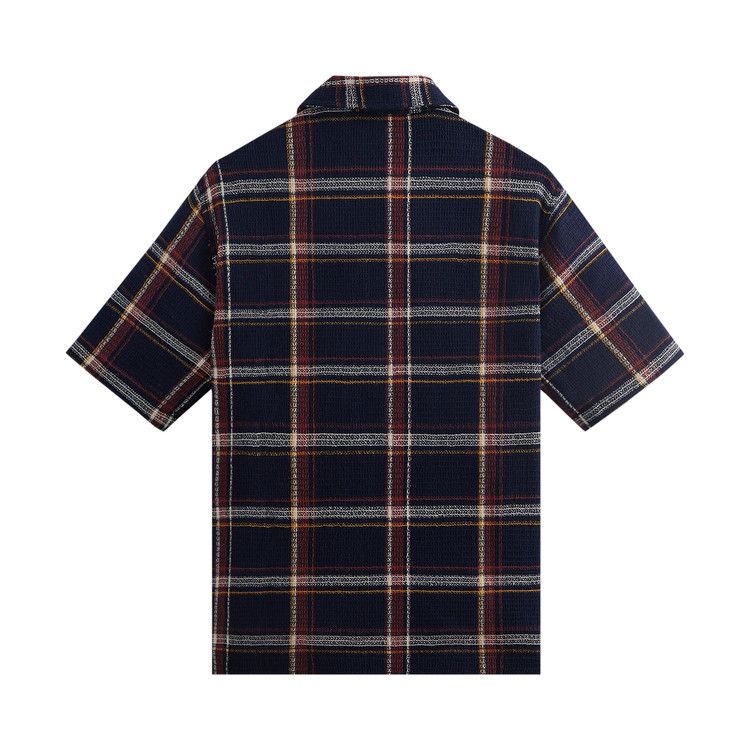 kathm様 Buy Kith Shadow Plaid Boxy Collared Overshirt 'Nocturnal