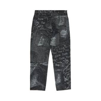 Buy Supreme Archive Denim Jacquard Regular Jean 'Black