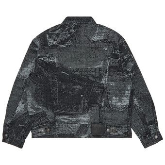 Buy Supreme Archive Denim Jacquard Trucker Jacket 'Black