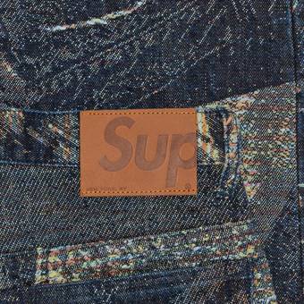 Buy Supreme Archive Denim Jacquard Regular Jean 'Blue' - SS23P14 