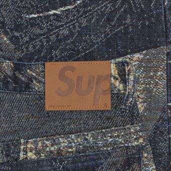 Supreme Archive Denim Jacquard Regular Jean 'Blue