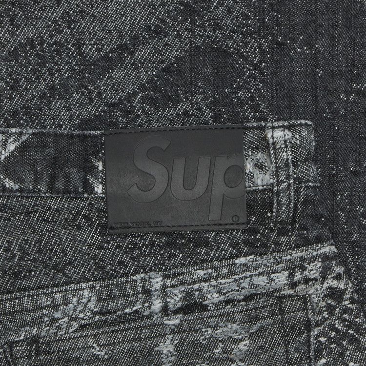 Shop Supreme 2023 SS Unisex Street Style Collaboration Logo Jeans (Regular  Jean, Supreme Archive Denim Jacquard) by Hirokiki.k